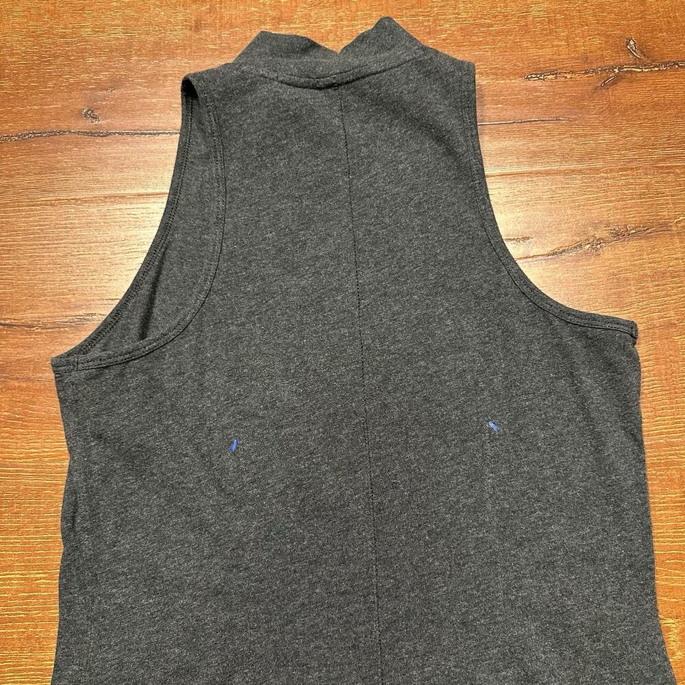 Kit And Ace Tank Dress Womens 8 Gray Sleeveless Crew Neck Cashmere Blend Luxury - Picture 5 of 14